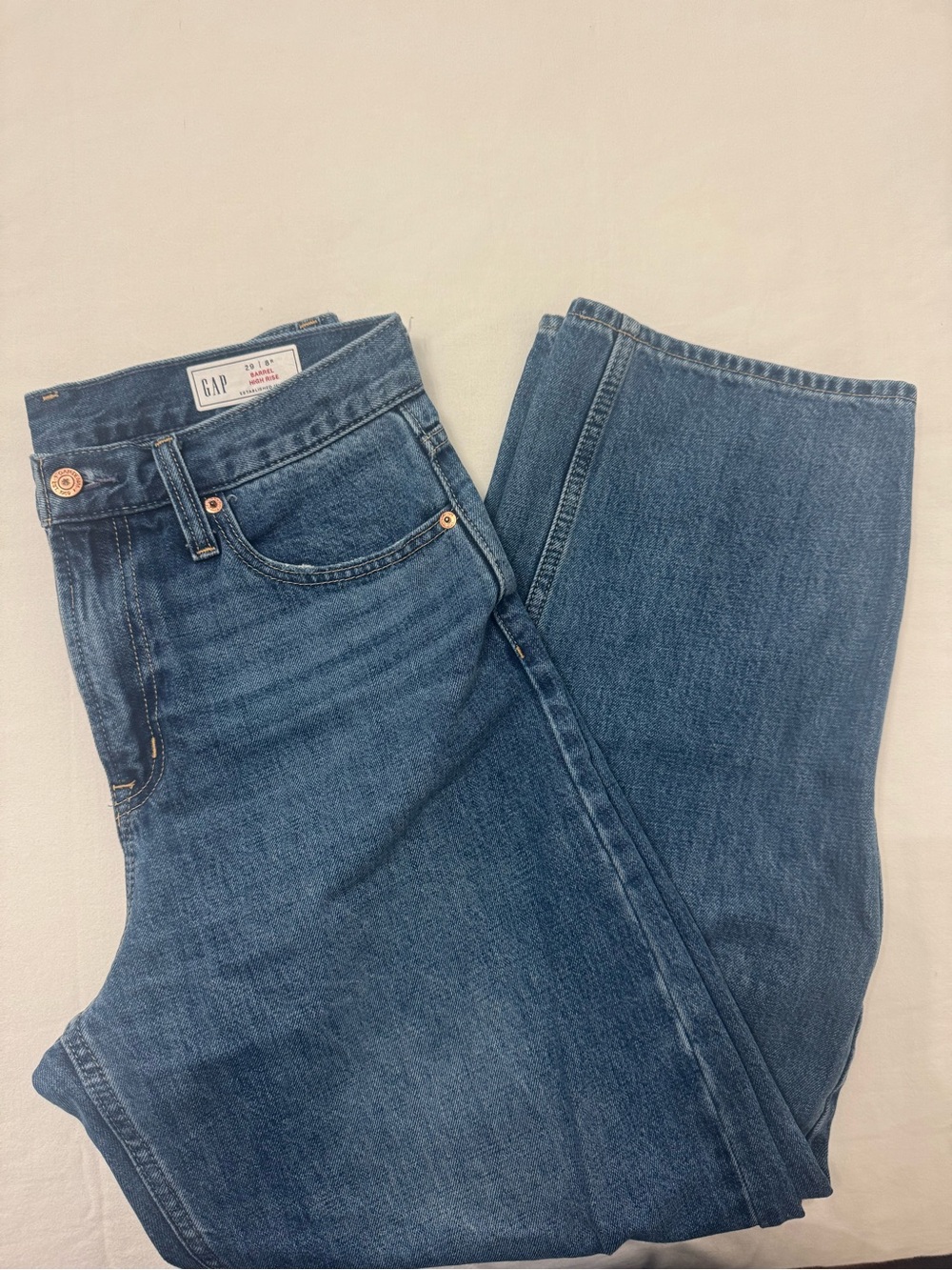 GAP Women's High Rise Barrel Jeans